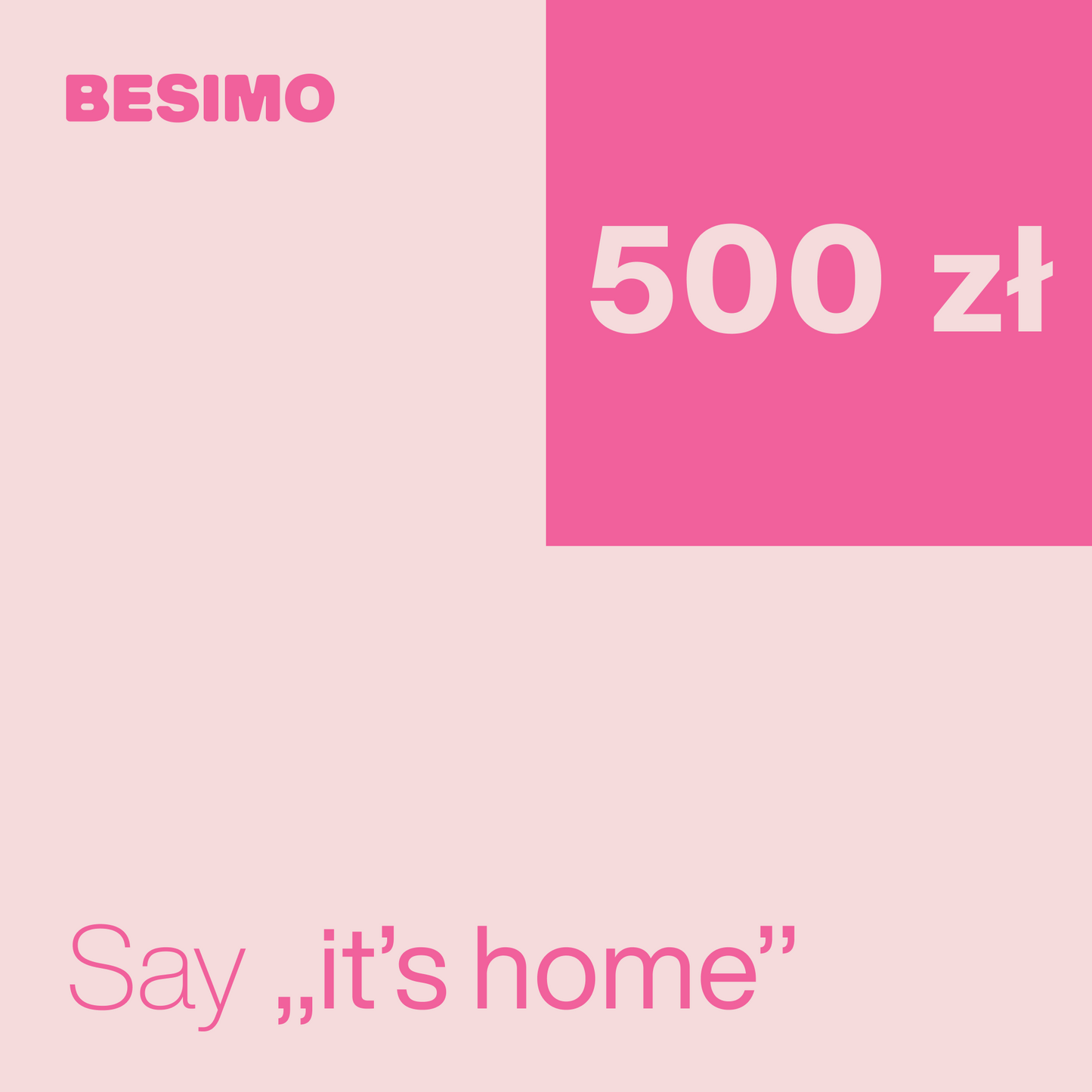 Karta podarunkowa It's Home