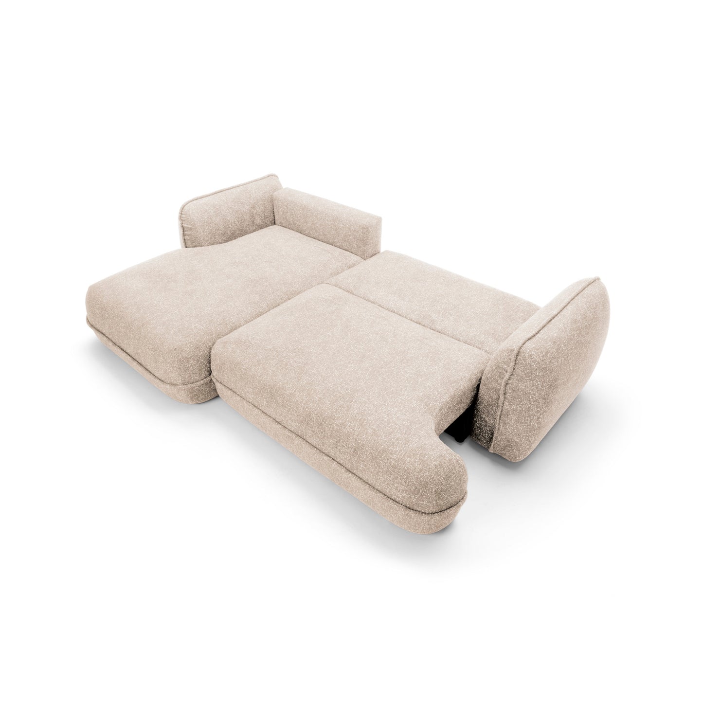 Visby left-hand corner sofa with sleeping function