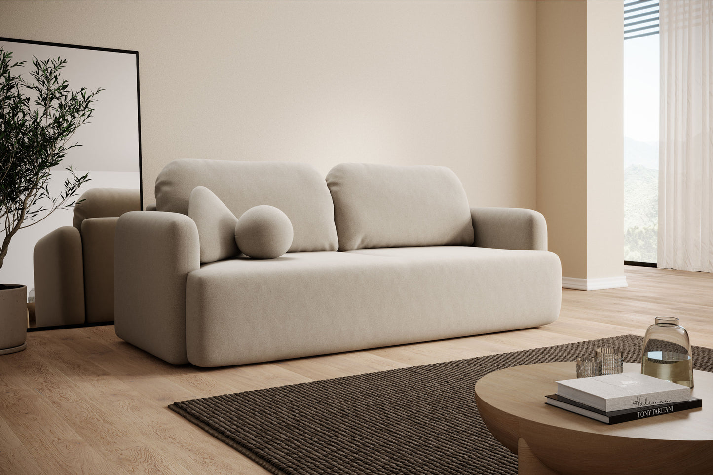 Sofa Cloud z funkcją spania