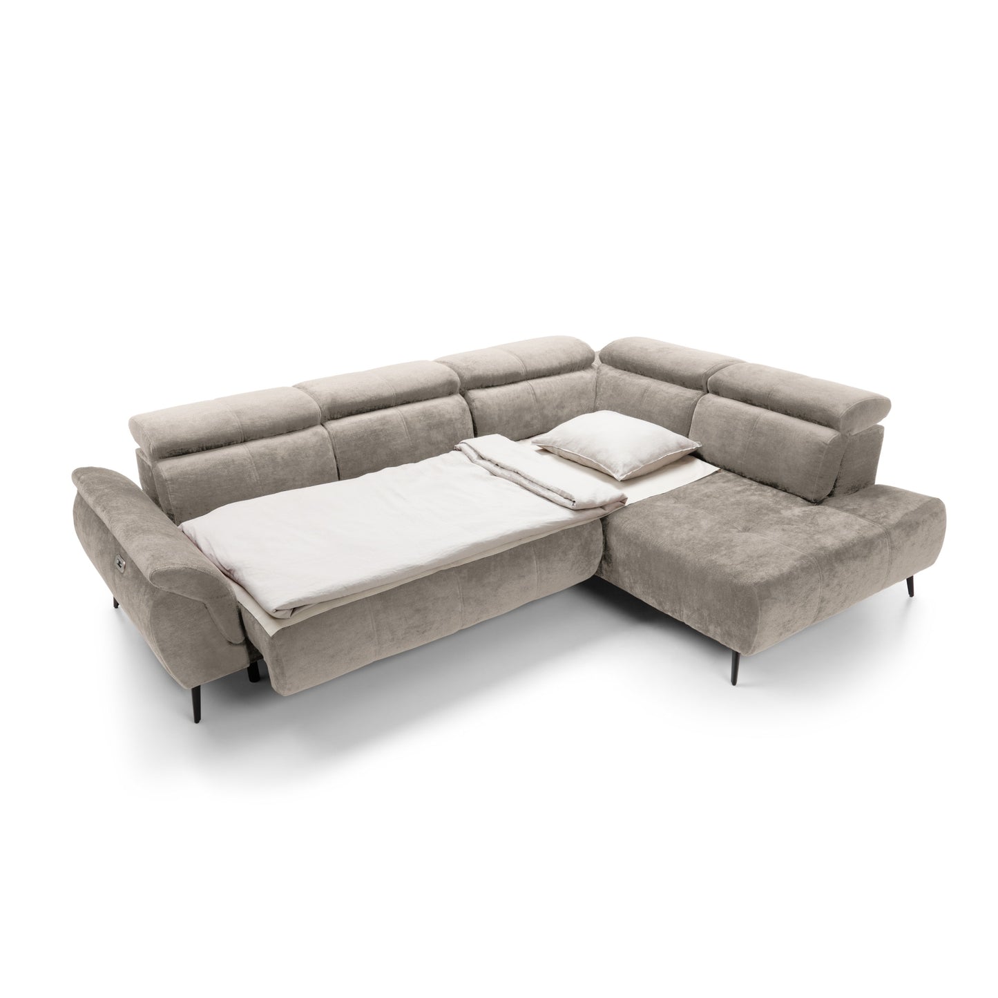 Narożnik Genova II prawostronny z funkcją spania