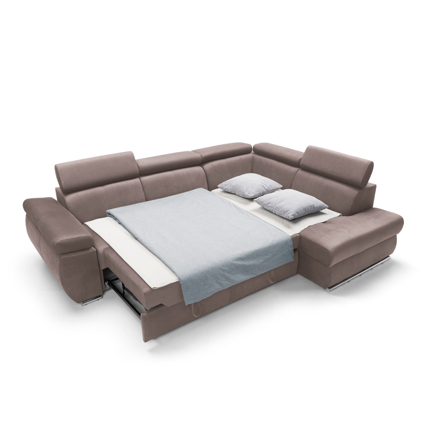 Narożnik Lizbona II prawostronny z funkcją spania