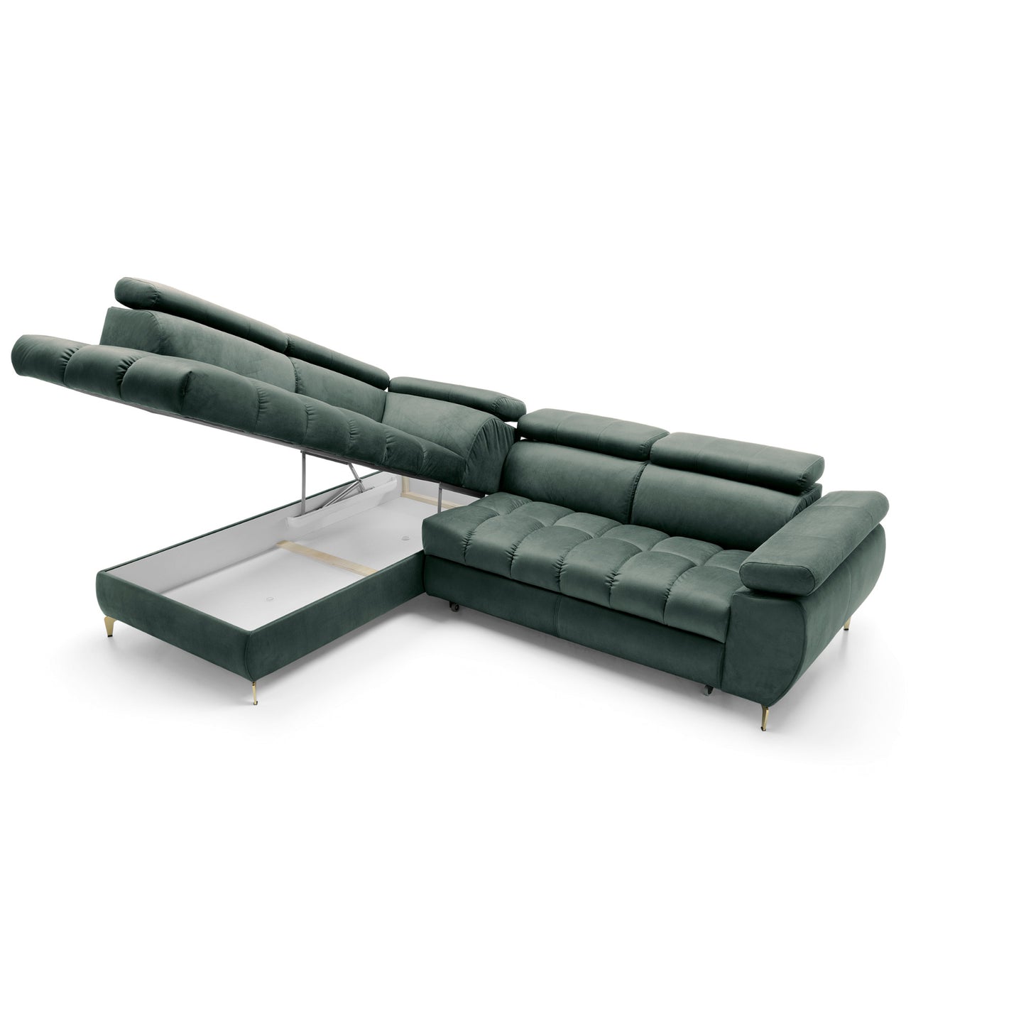 Narożnik Lugano II lewostronny z funkcją spania