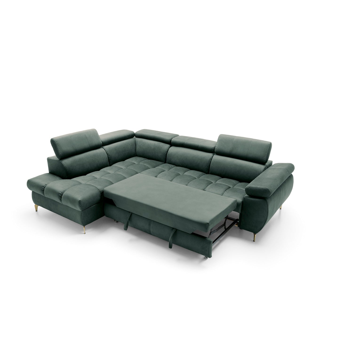 Narożnik Lugano II lewostronny z funkcją spania