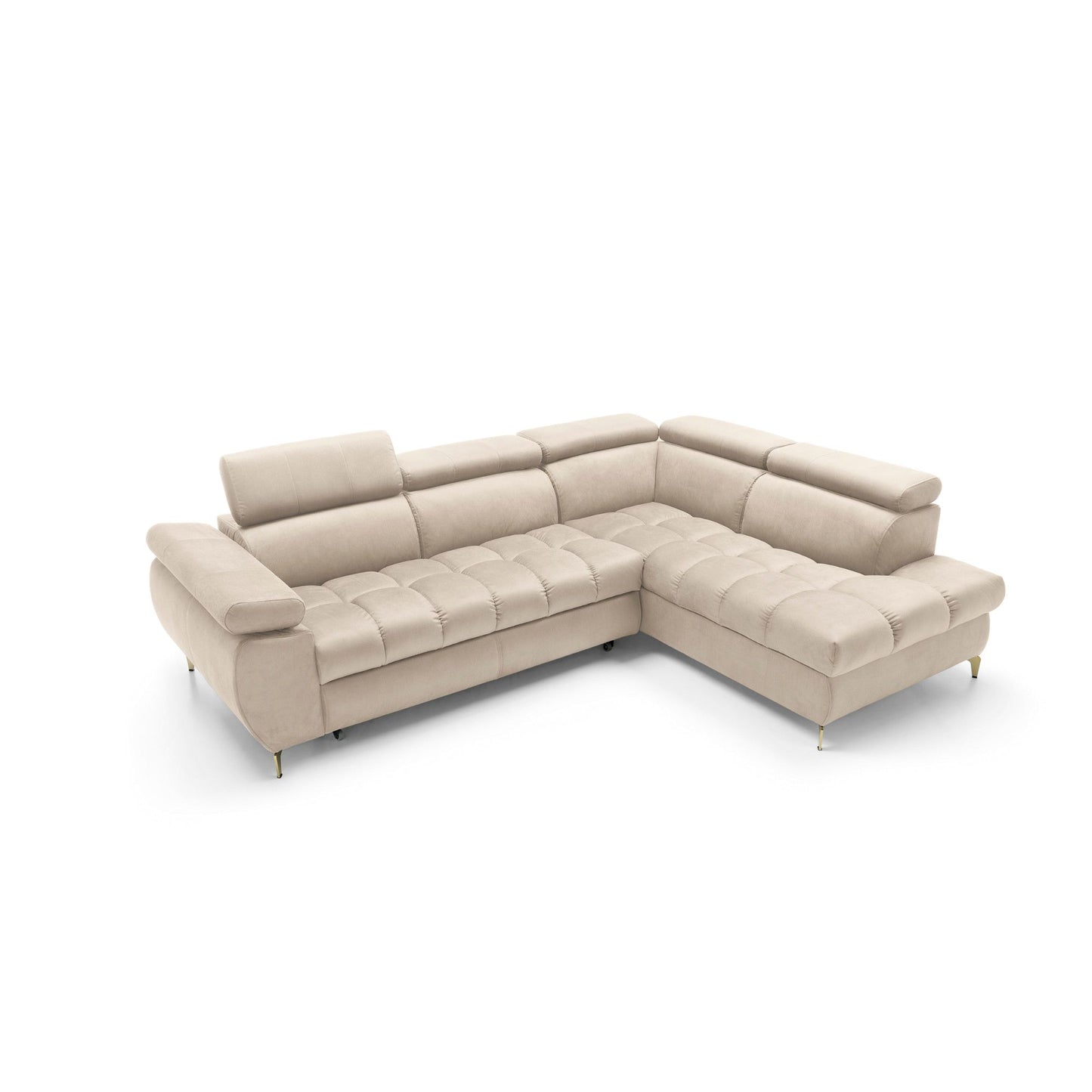 Narożnik Lugano II prawostronny z funkcją spania