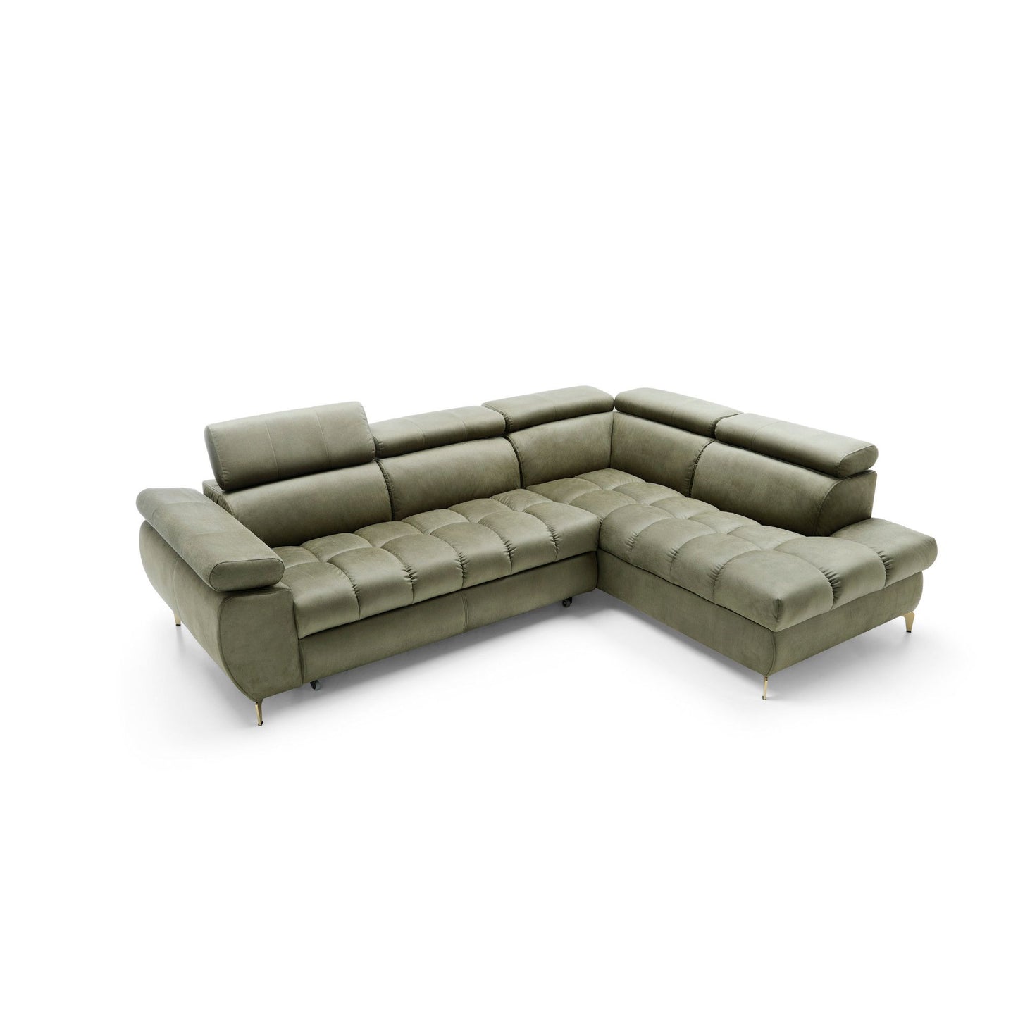 Narożnik Lugano II prawostronny z funkcją spania