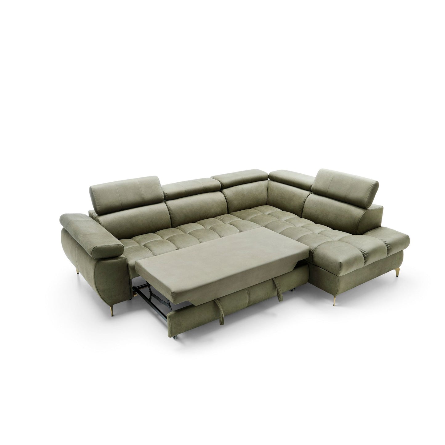 Narożnik Lugano II prawostronny z funkcją spania