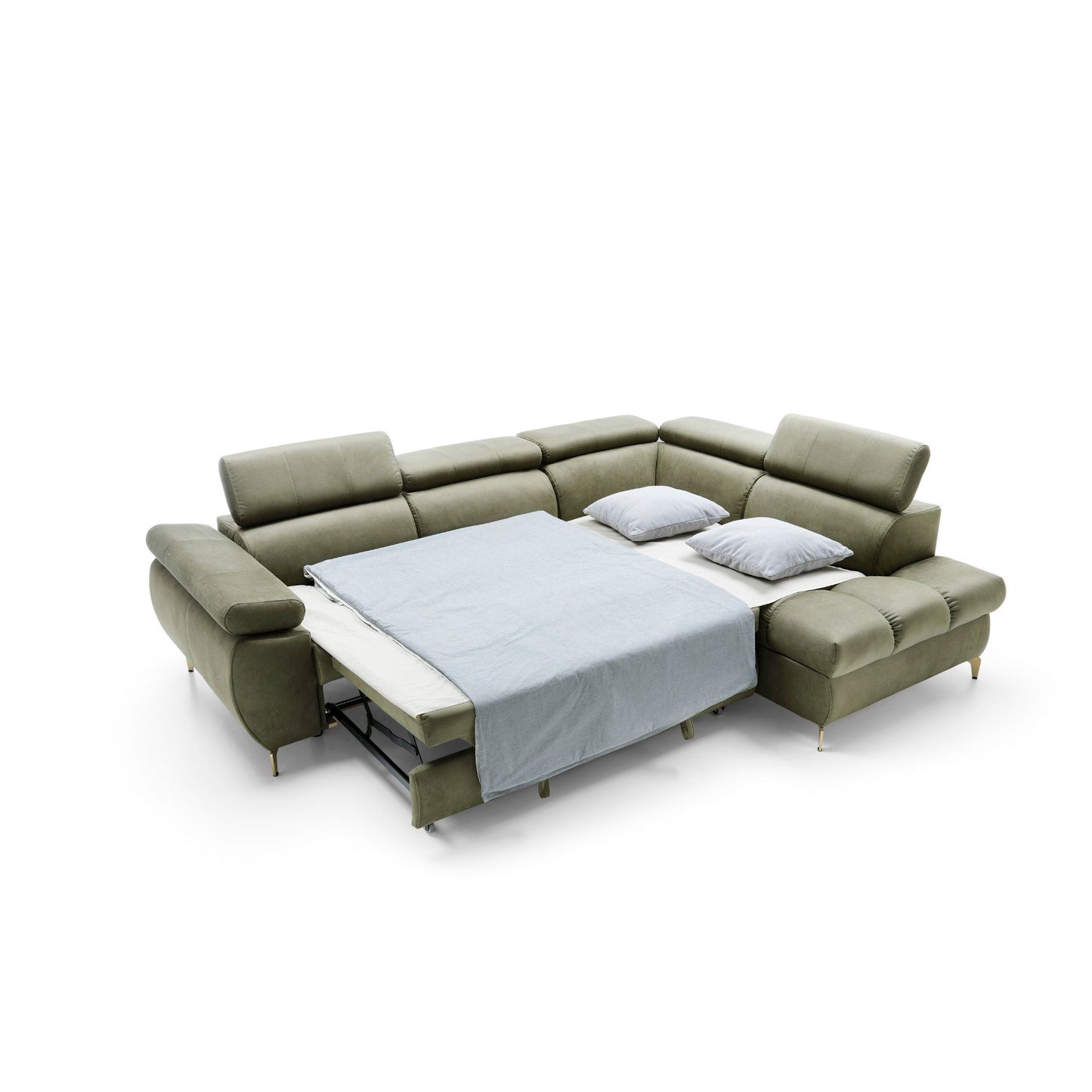 Narożnik Lugano II prawostronny z funkcją spania