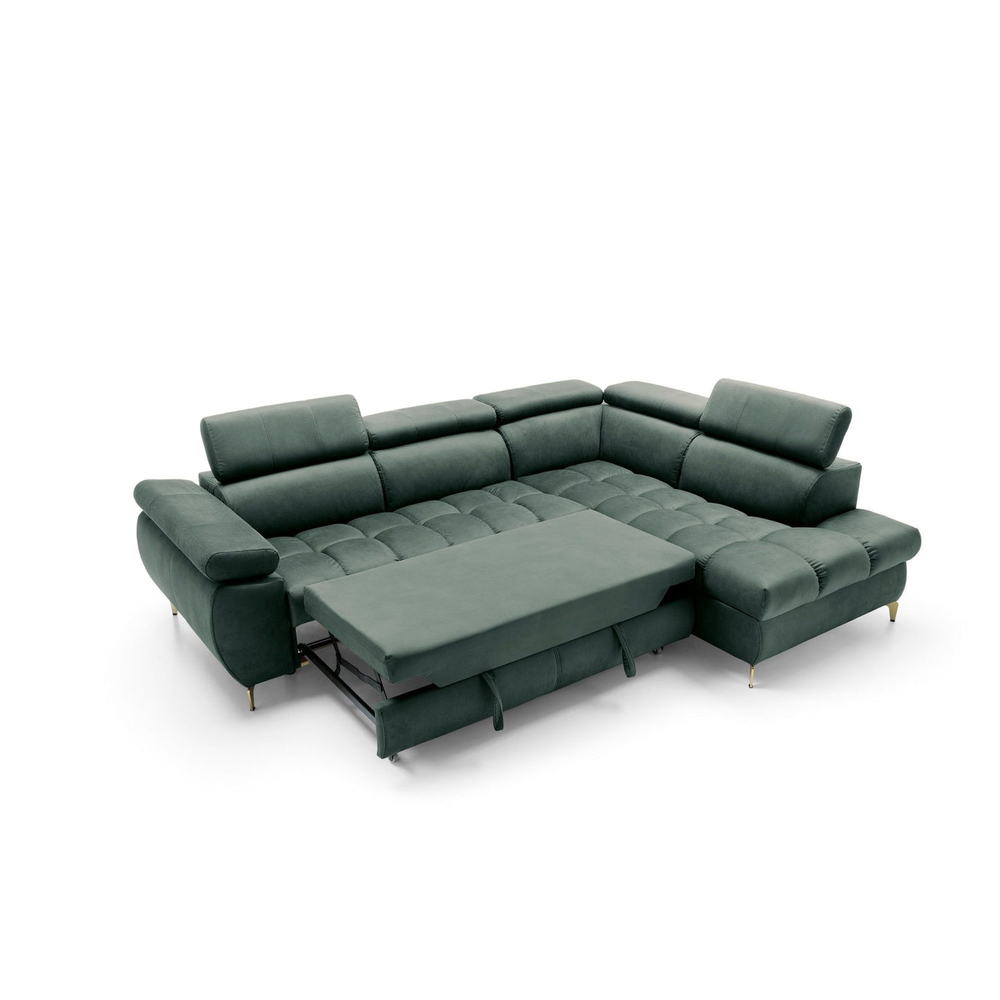 Narożnik Lugano II prawostronny z funkcją spania