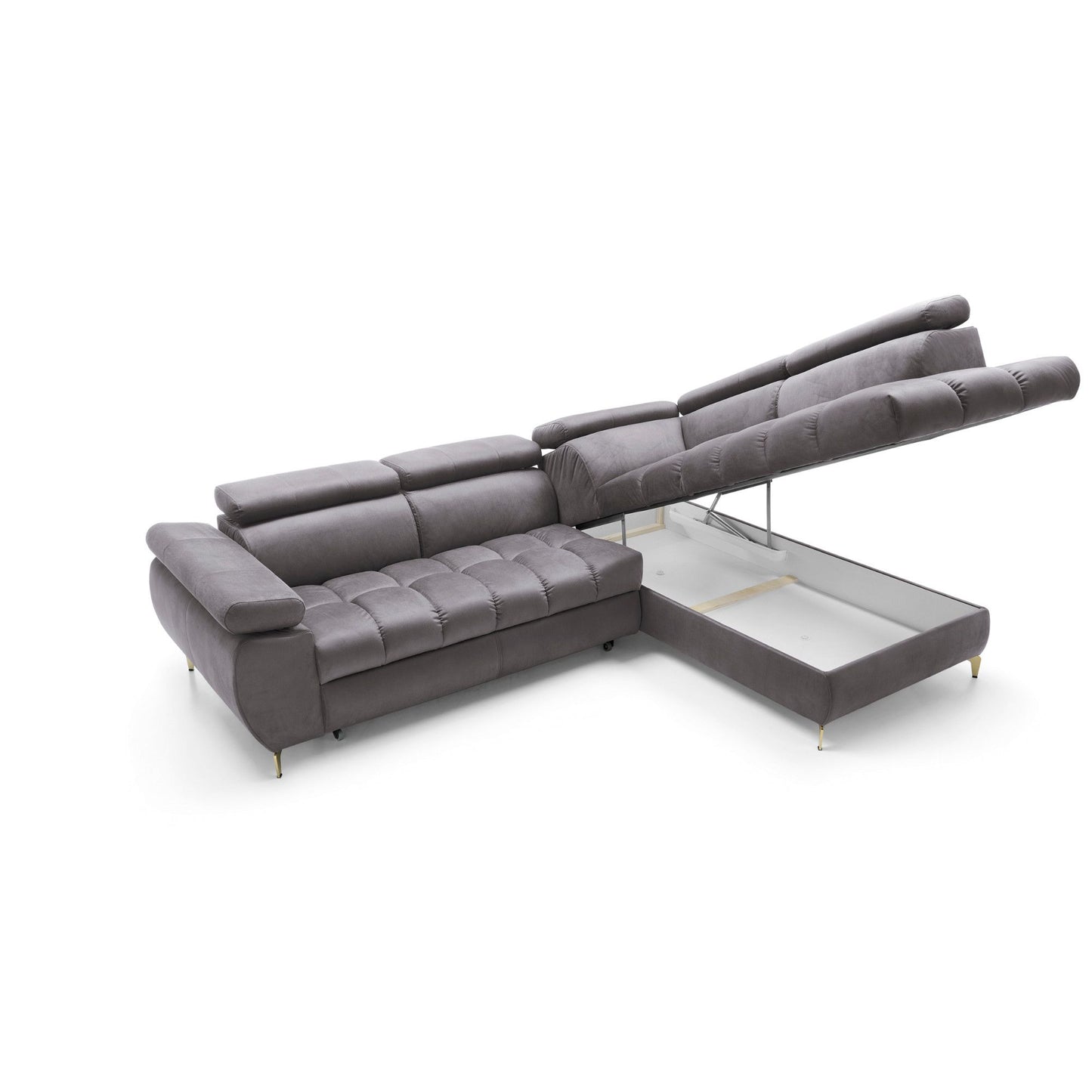 Narożnik Lugano II prawostronny z funkcją spania