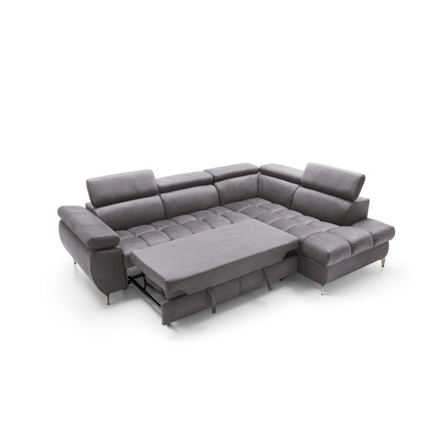 Narożnik Lugano II prawostronny z funkcją spania