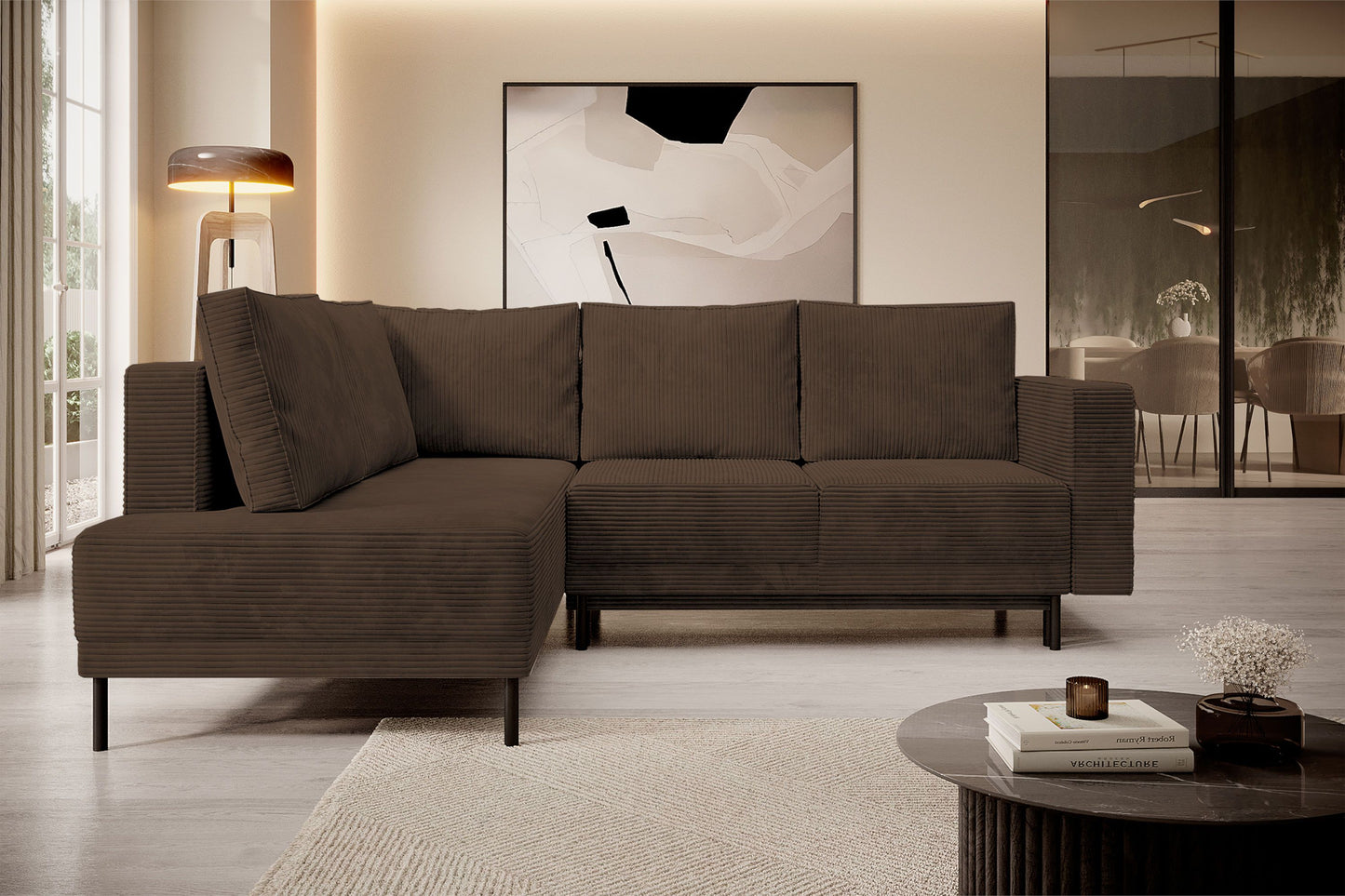 Narożnik Modo II lewostronny z funkcją spania