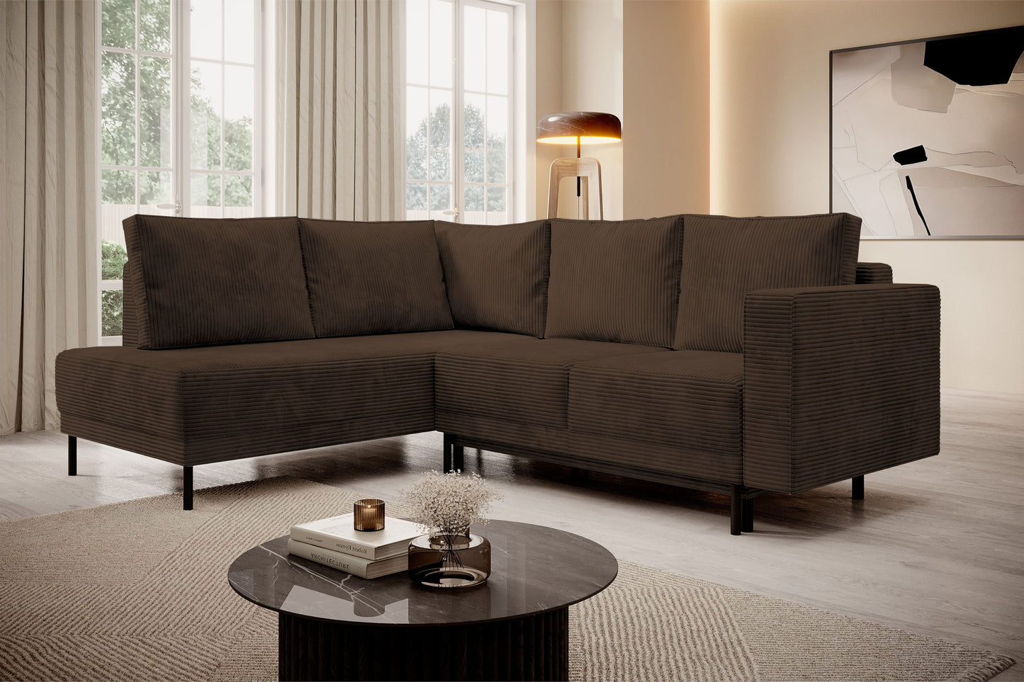 Narożnik Modo II lewostronny z funkcją spania