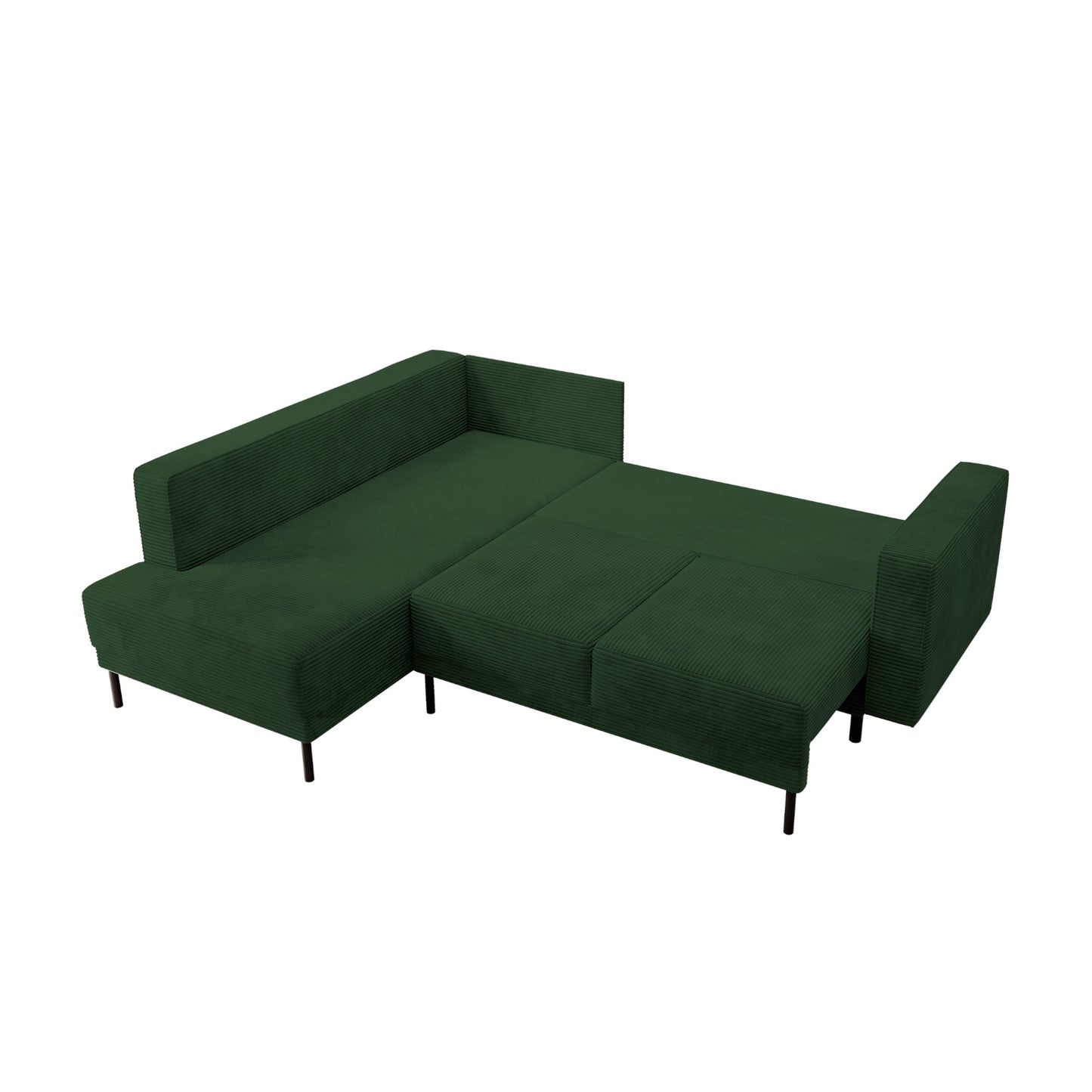 Modo II left-sided corner sofa with sleeping function