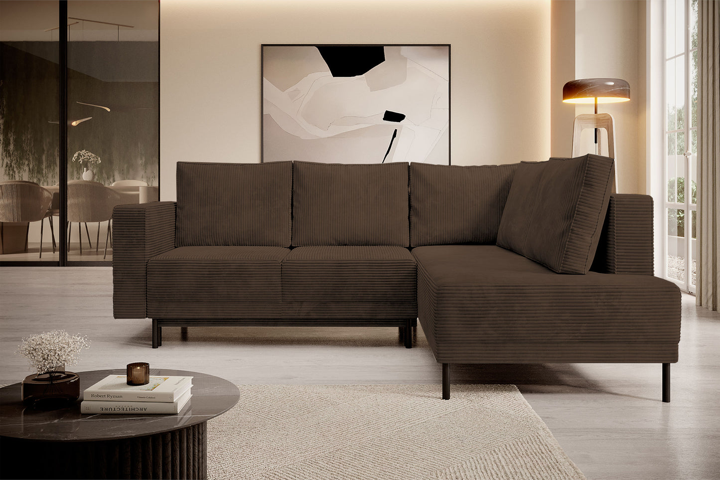 Narożnik Modo II prawostronny z funkcją spania