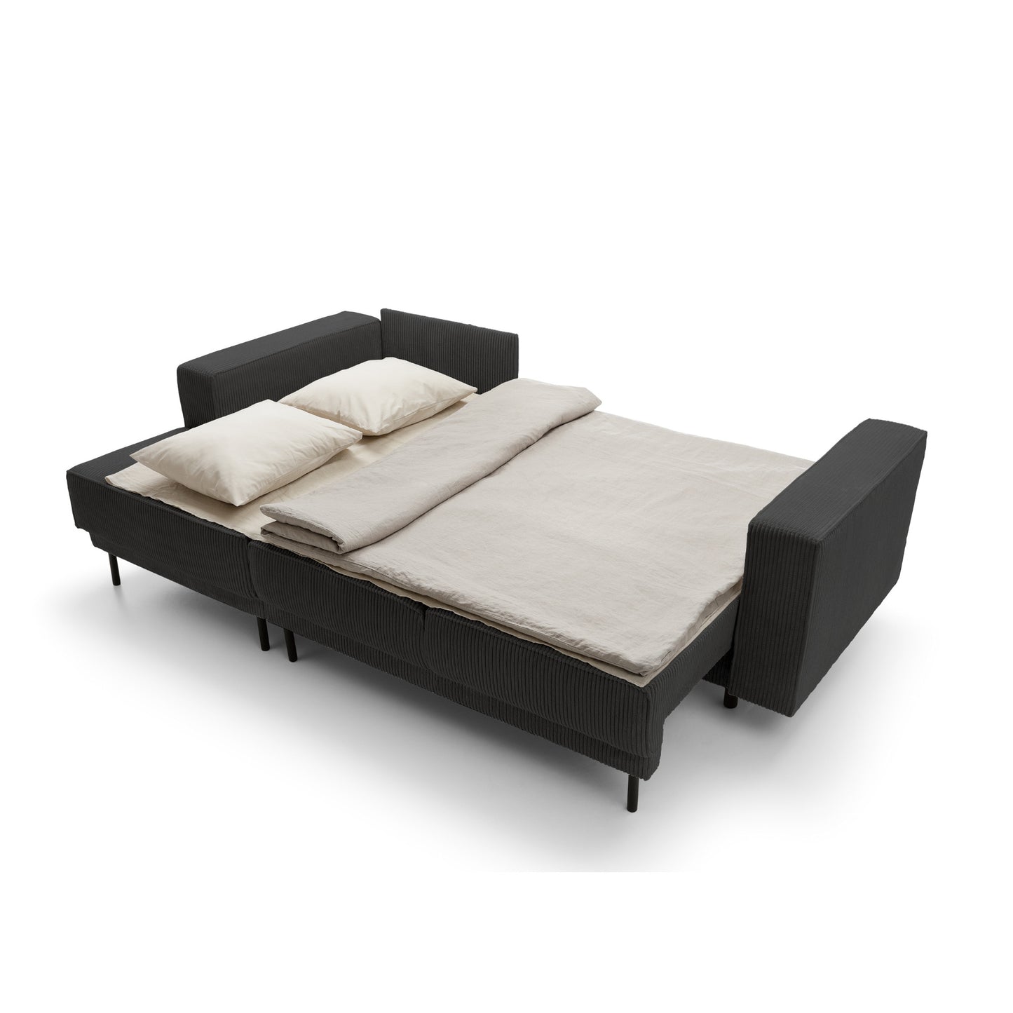 Modo I left-sided corner sofa with sleeping function