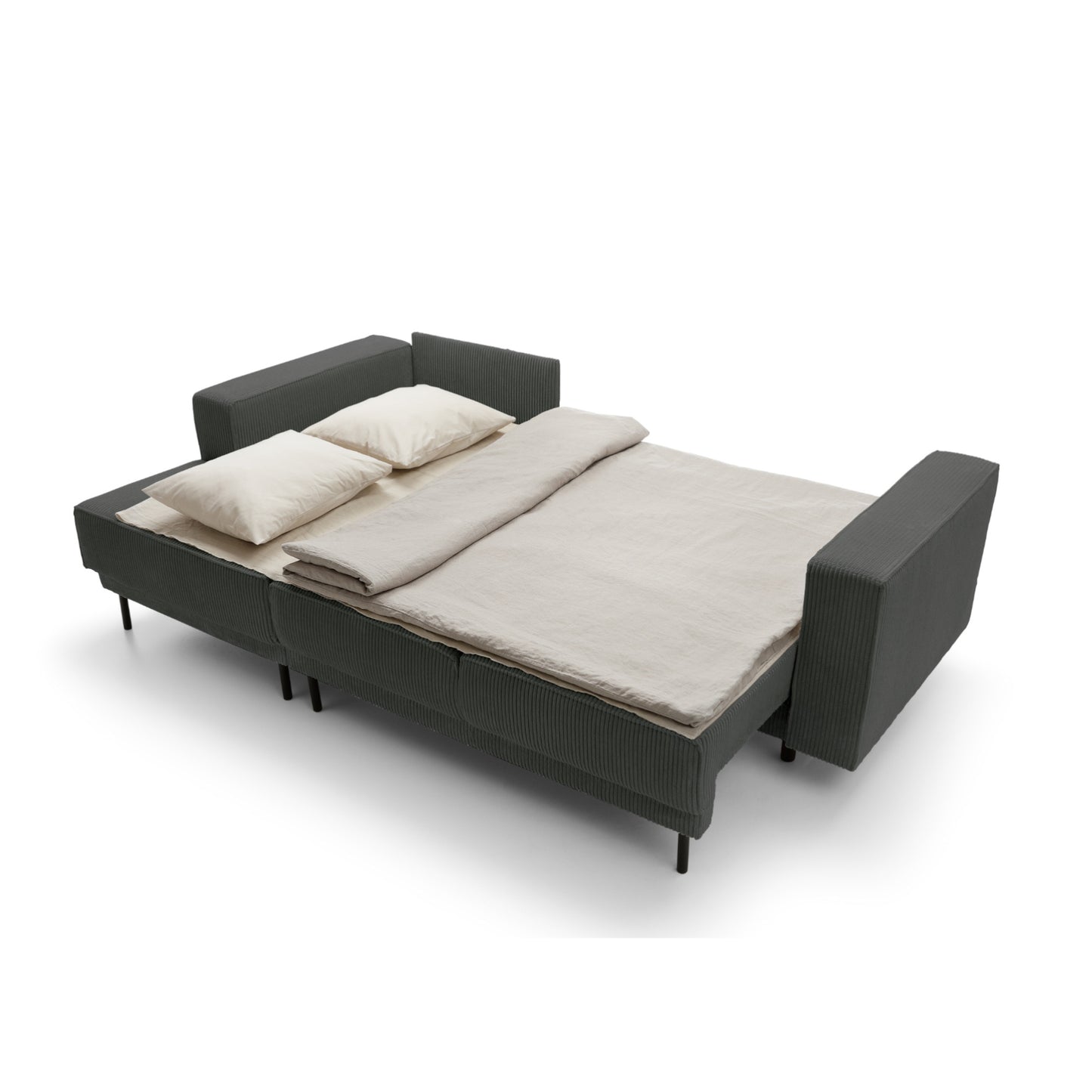 Modo I left-sided corner sofa with sleeping function