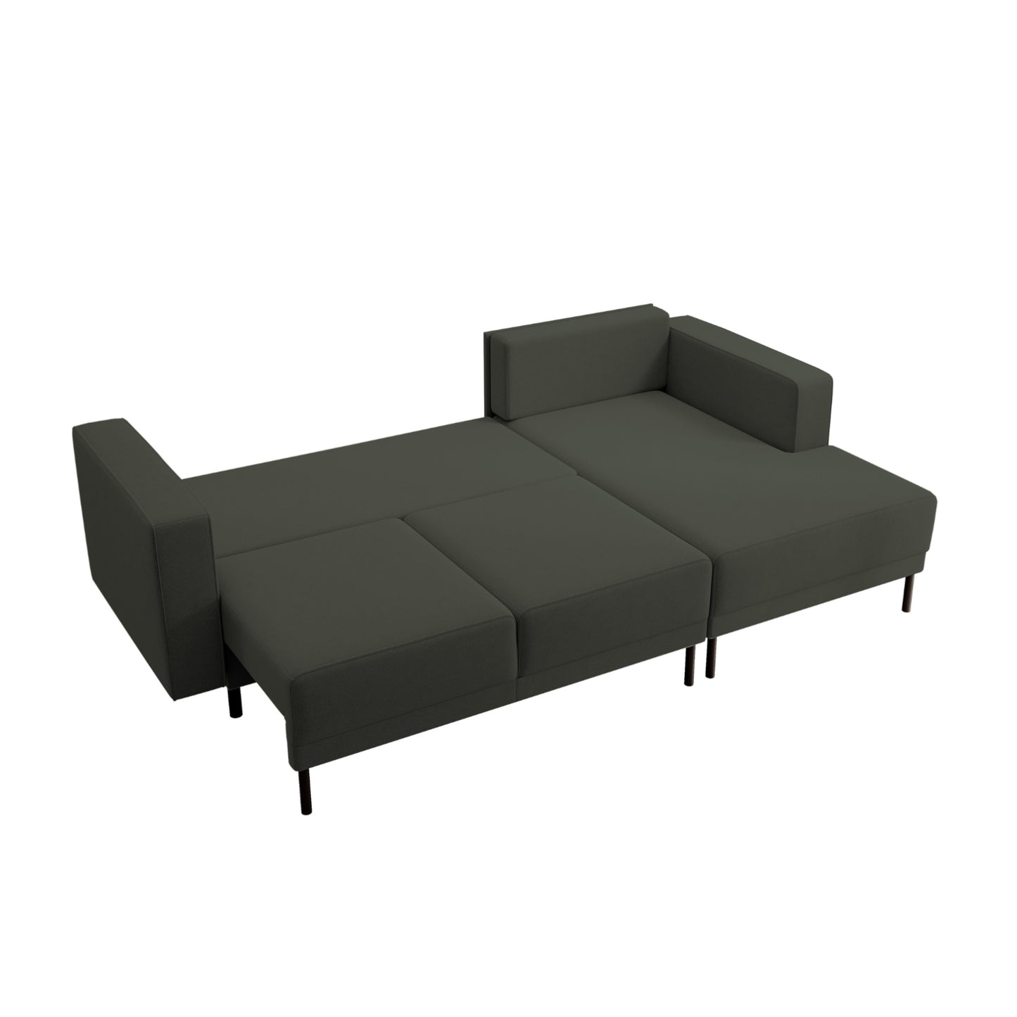 Modo I right-hand corner sofa with sleeping function