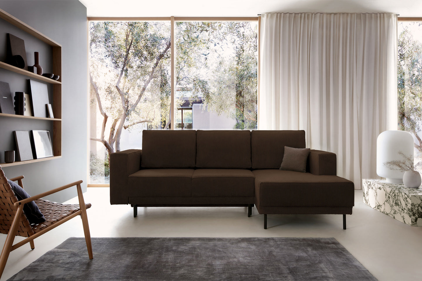 Narożnik Modo I prawostronny z funkcją spania