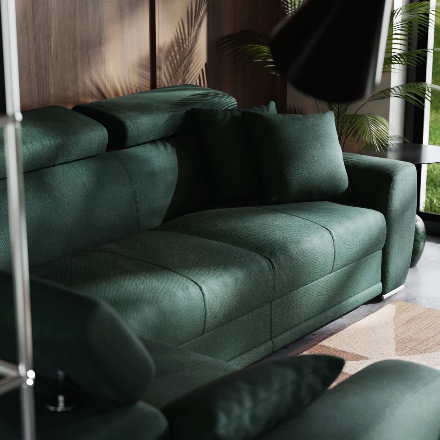 Narożnik Moon lewostronny z funkcją spania