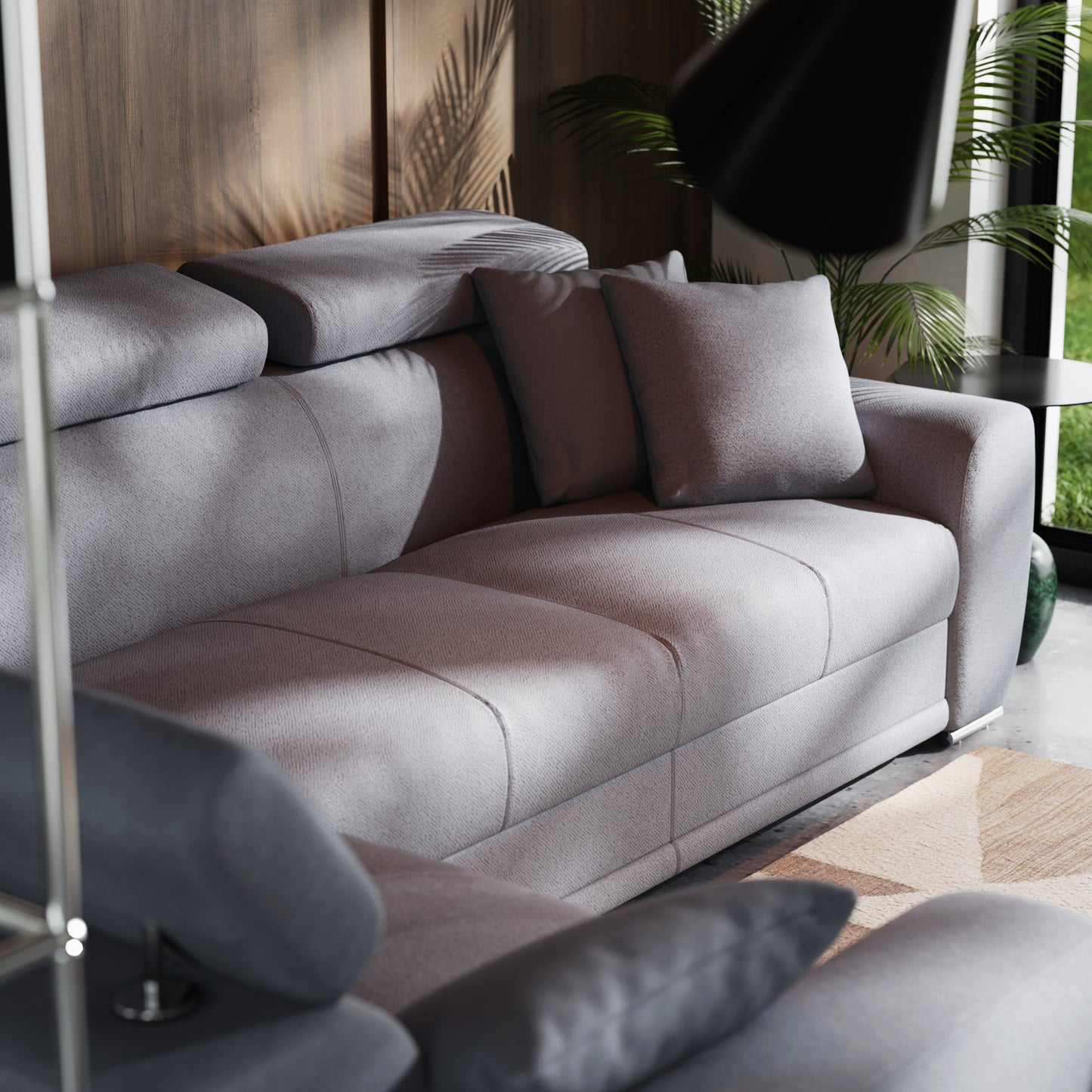 Narożnik Moon lewostronny z funkcją spania