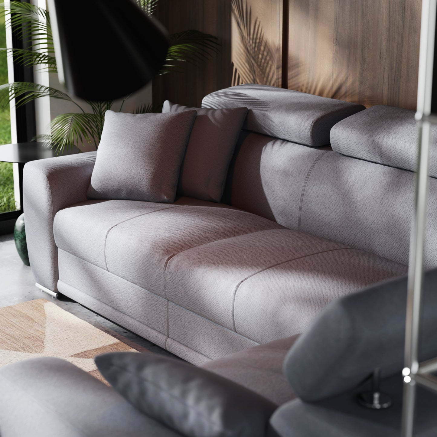 Narożnik Moon prawostronny z funkcją spania