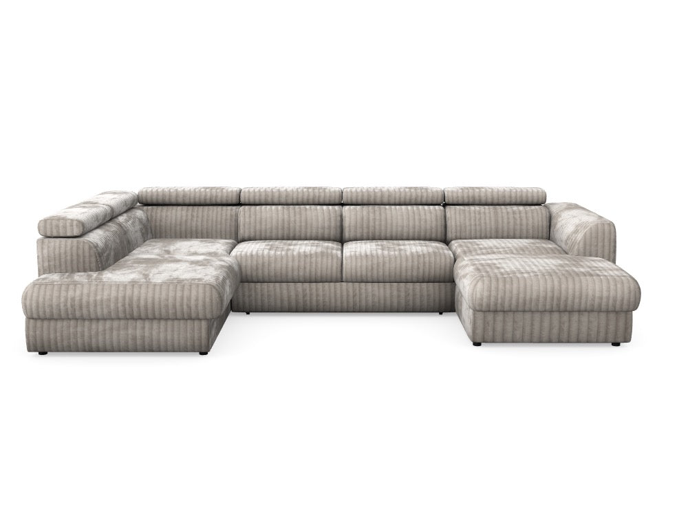Corner sofa with sleeping function