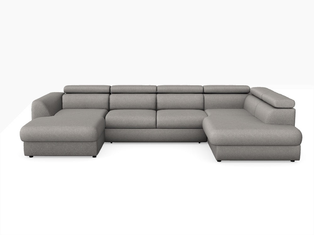Corner sofa with sleeping function