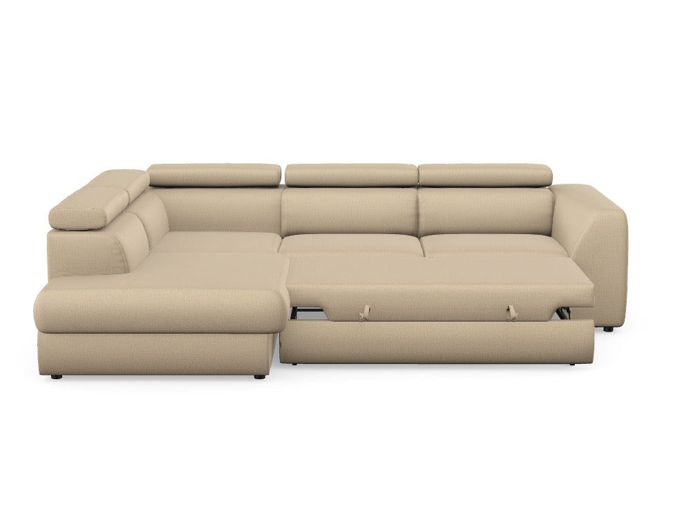 Corner sofa with sleeping function
