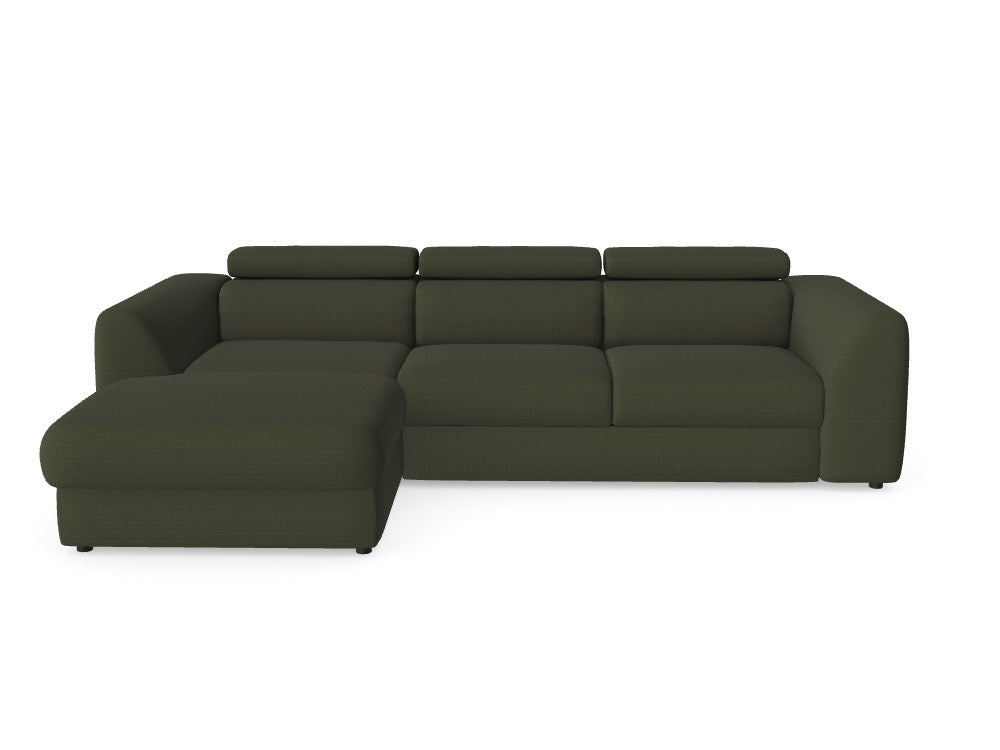 Corner sofa with sleeping function