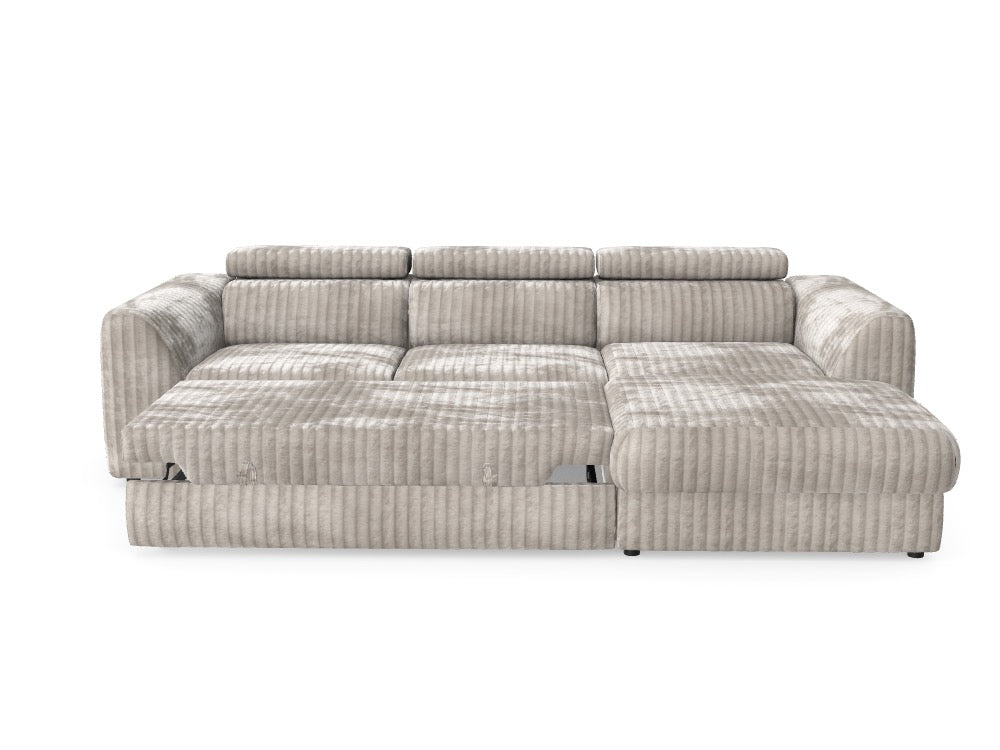 Corner sofa with sleeping function