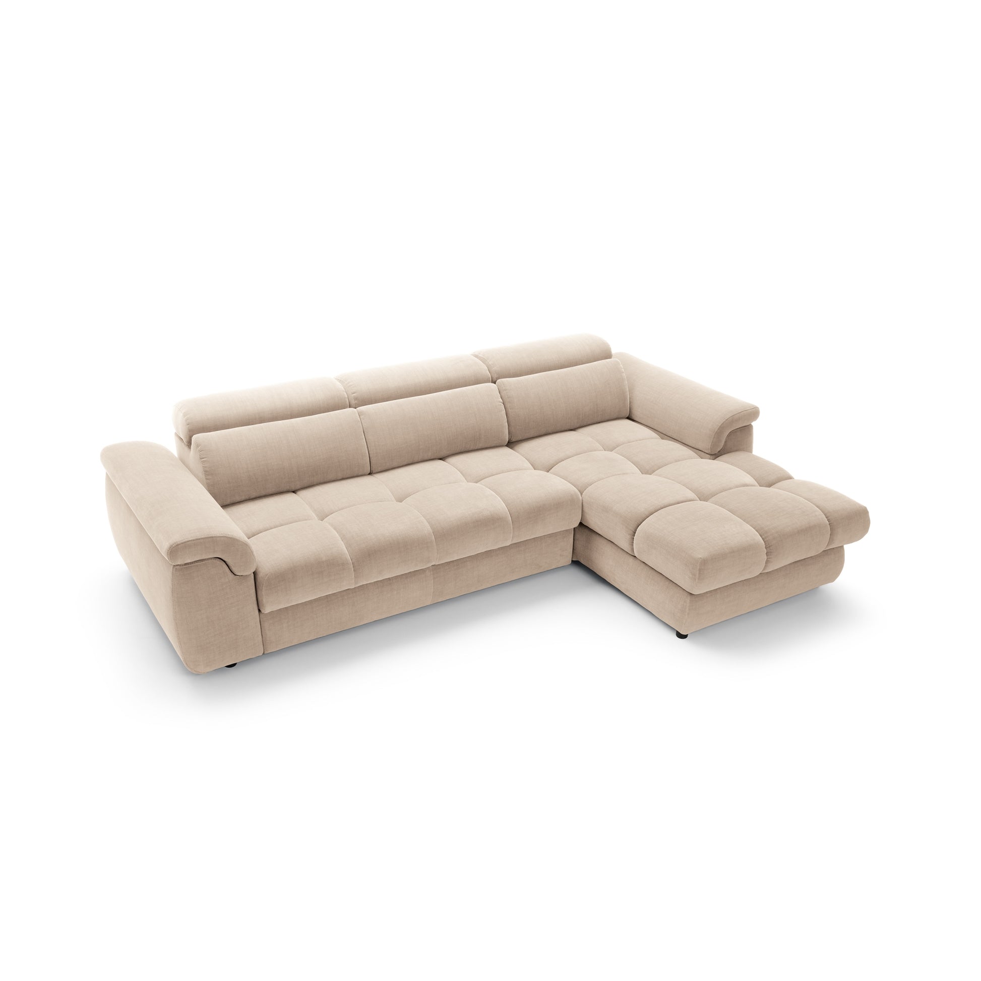 Narożnik modułowy Campo A2F-LSA prawostronny z funkcją spania