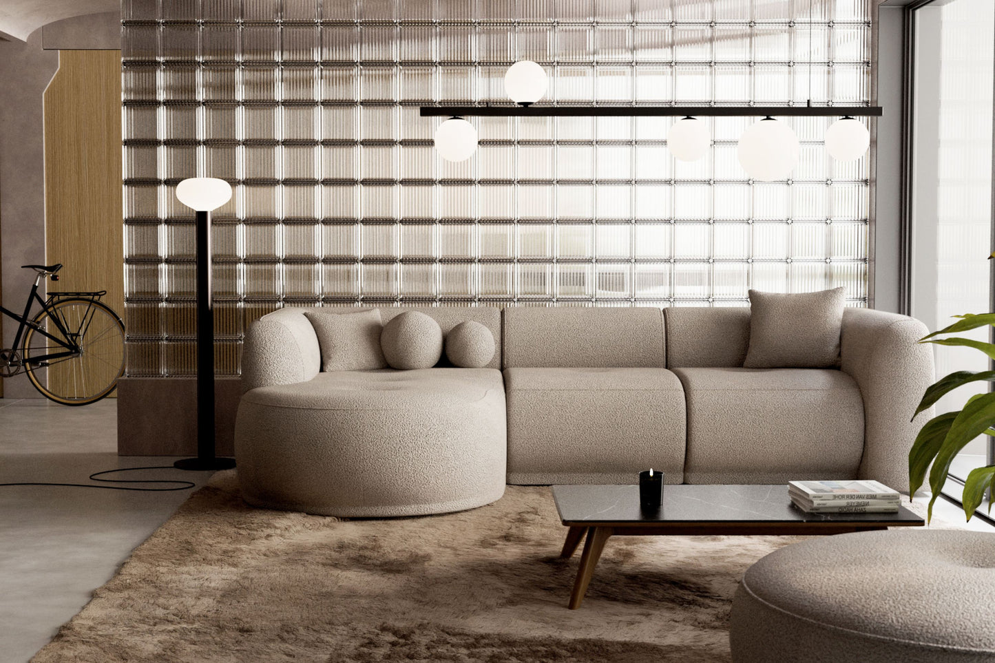 Narożnik modułowy Gio LL-1-1A lewostronny