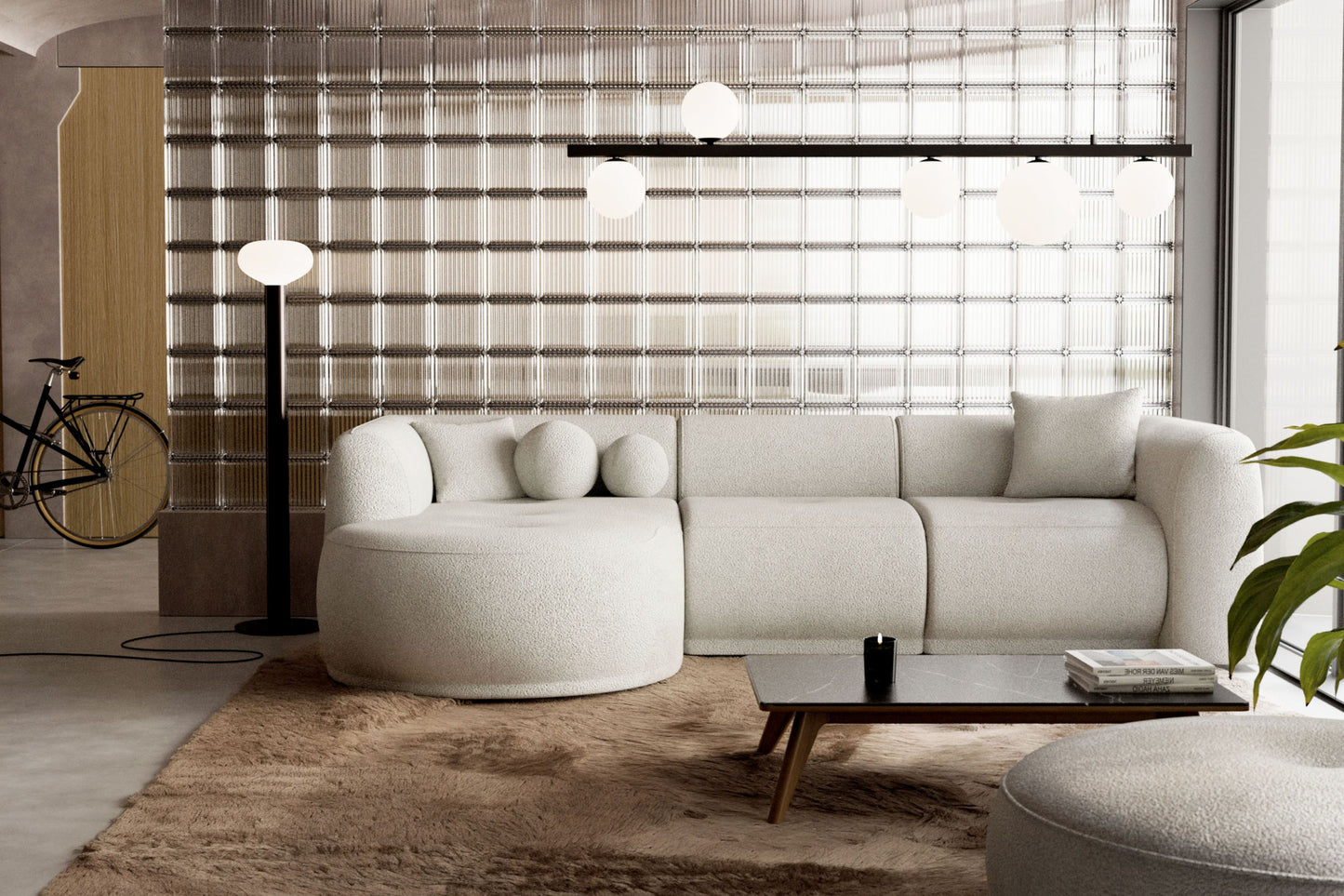 Narożnik modułowy Gio LL-1-1A lewostronny