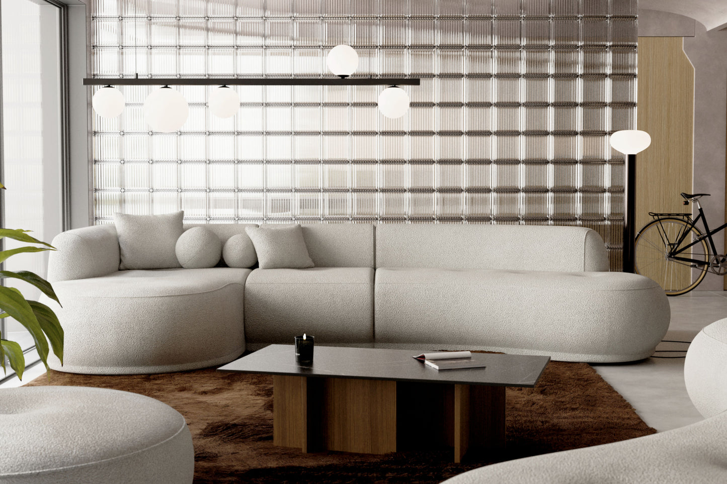 Narożnik modułowy Gio LL-1-COTTR lewostronny