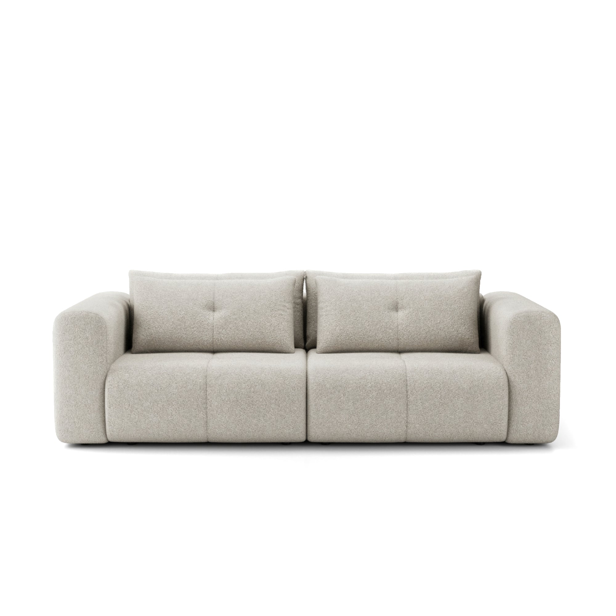 Sofa Mossa z funkcją spania Beżowa (Monte 11) | BESIMO