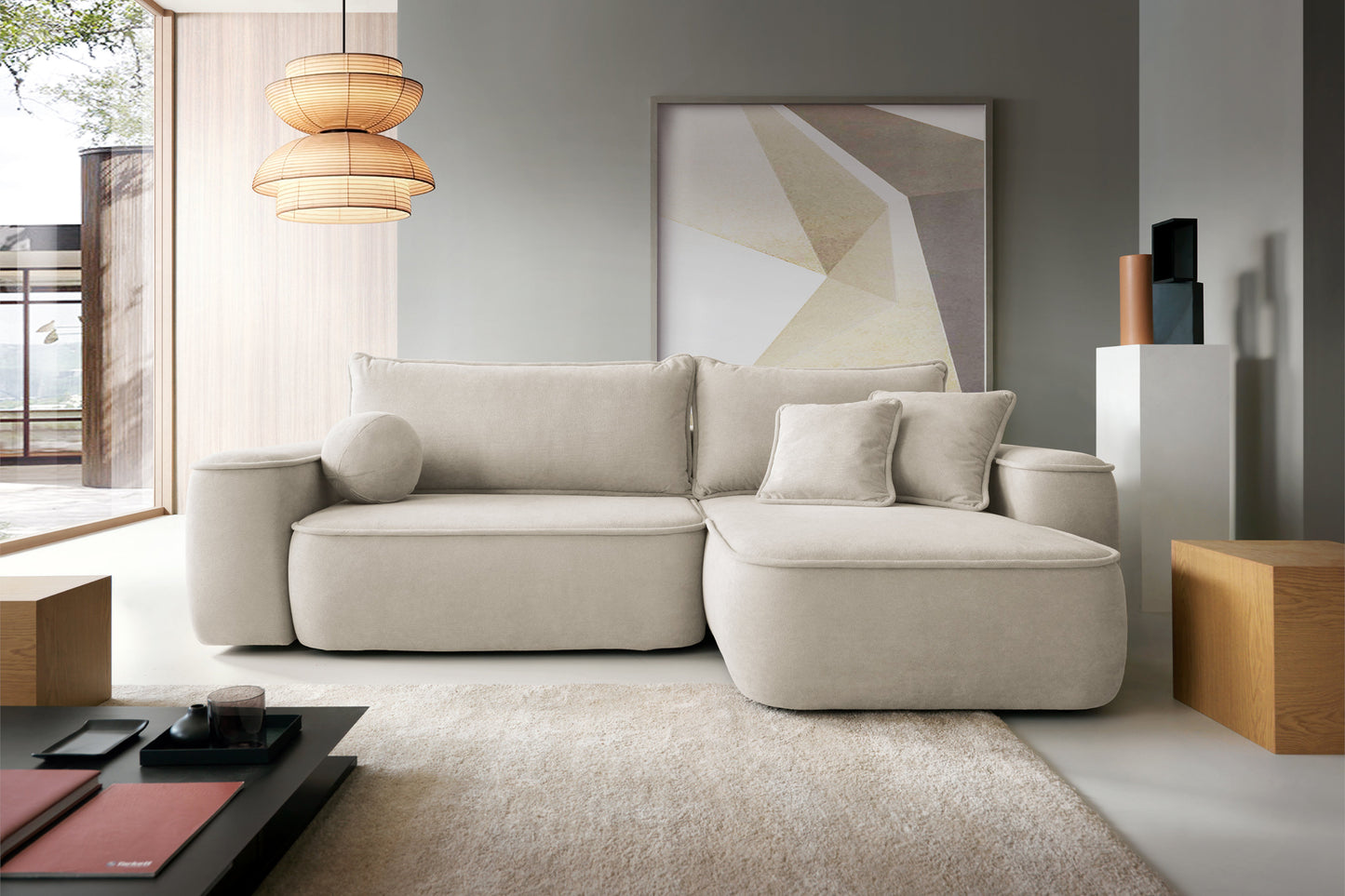 Narożnik Sandby uniwersalny z funkcją spania