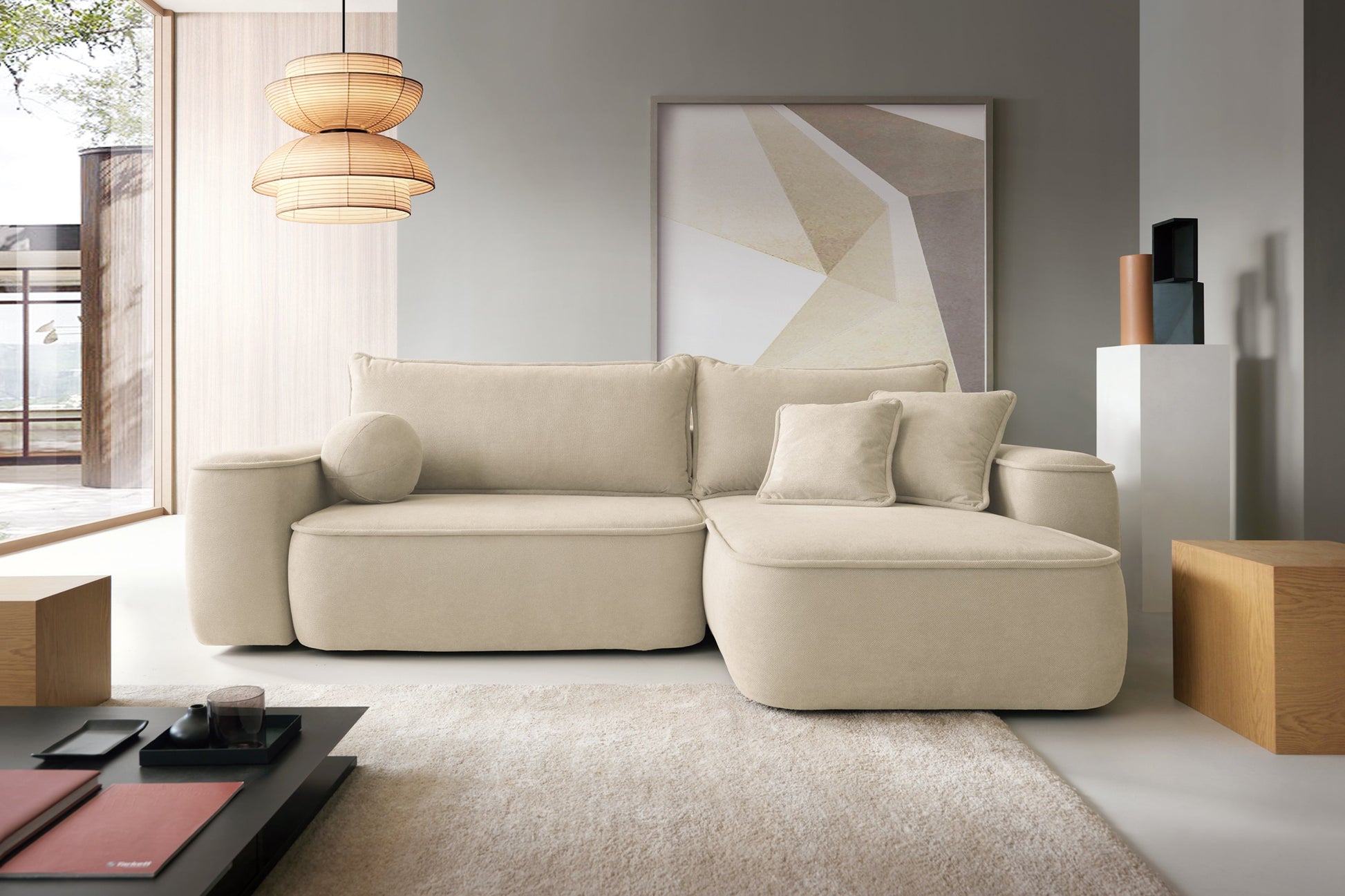 Sandby universal corner sofa with sleeping function