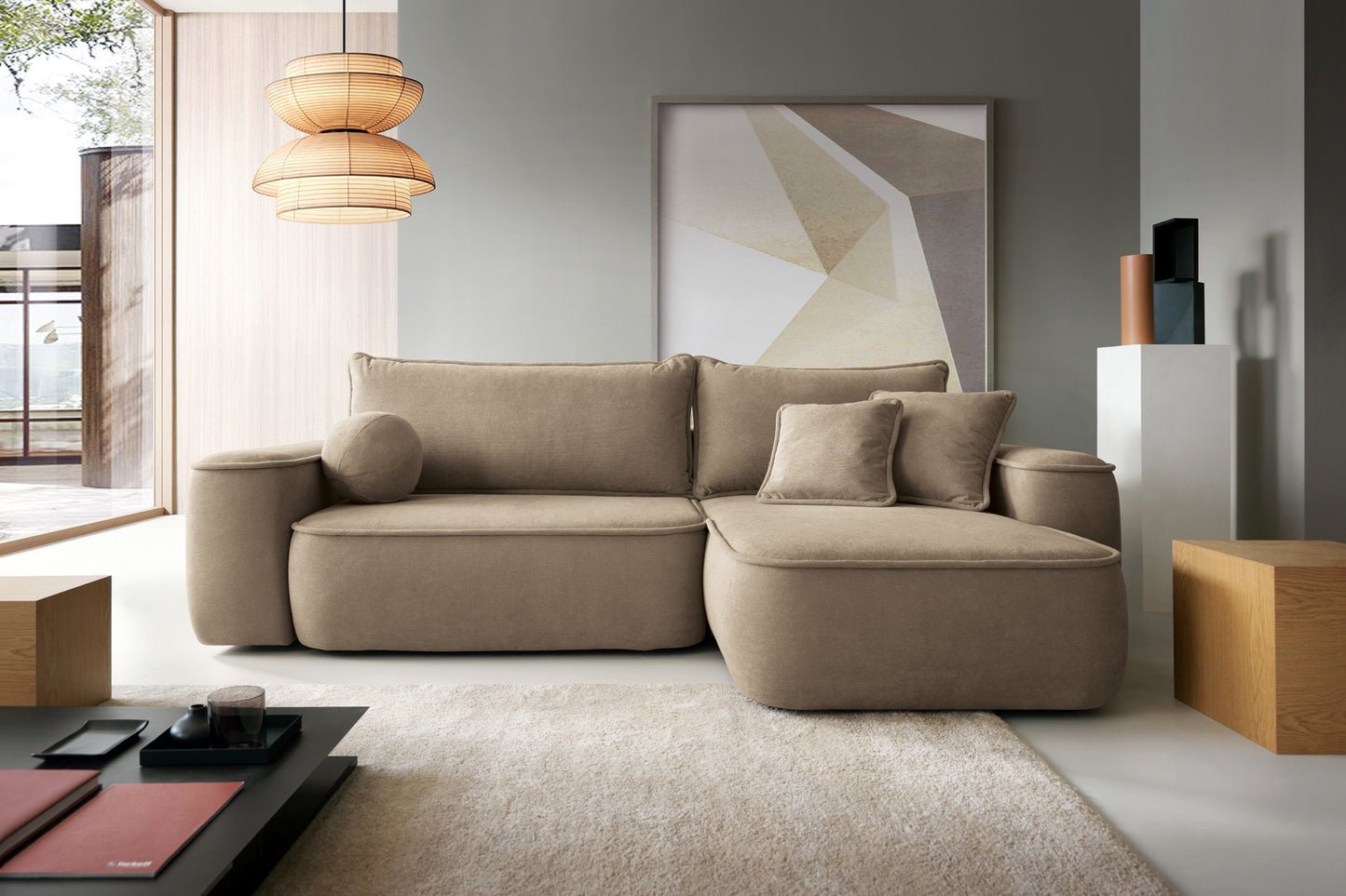 Narożnik Sandby uniwersalny z funkcją spania